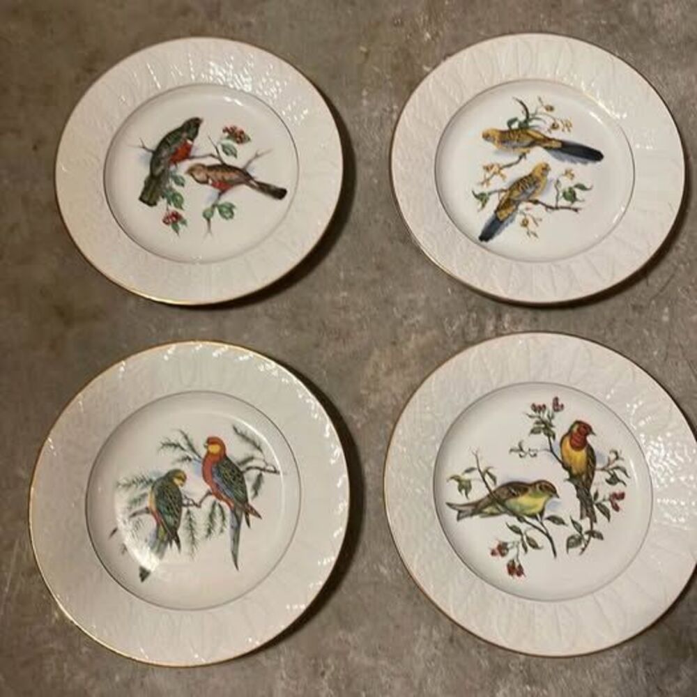 Franklin Mint Birds of the World Collector Plates - Set of 4